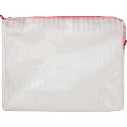 カウネット メッシュケースマチ付B4 300×395mm赤