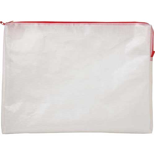 カウネット メッシュケースマチ付A3 330×450mm赤