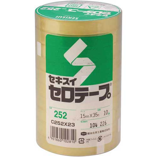 セキスイ セロテープ 15mm×35m 10巻入