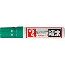 寺西化学工業 油性マーカー マジックインキ 極太 緑6本