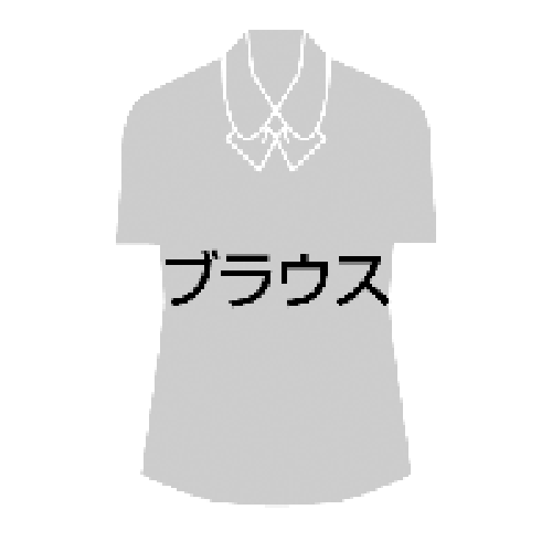 ボンマックス 長袖ブラウス RB4142−15 ホワイト 9号【取寄商品】