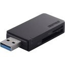 バッファロー カードリーダー USB3.0 コンパクト ブラック【取寄商品】
