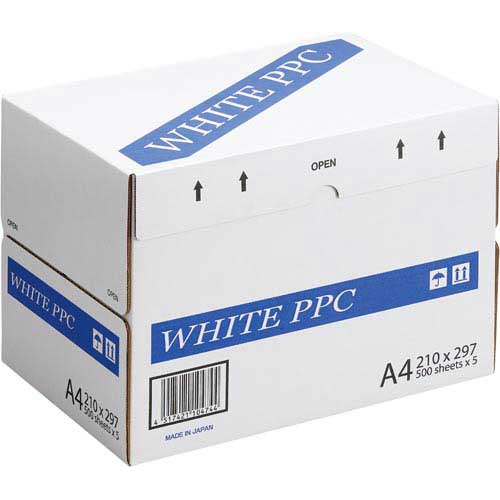 コクヨ WHITE　PPC　A4　1箱（500枚×5冊