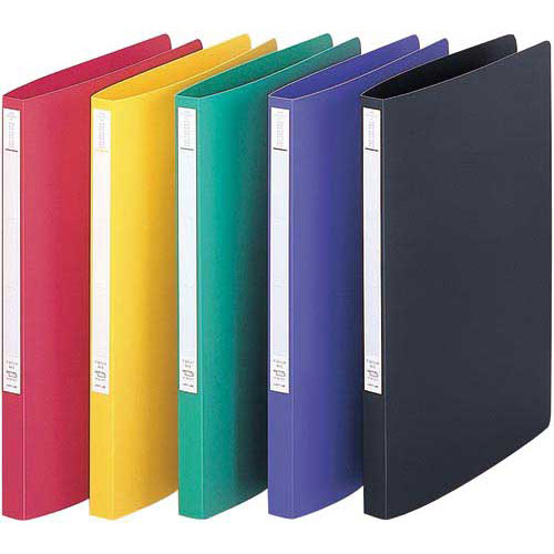 リヒトラブ スーパーパンチレスファイル A4縦20mm 赤