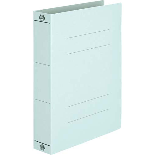 プラス フラットファイル 厚とじ500 A4S ブルー1冊