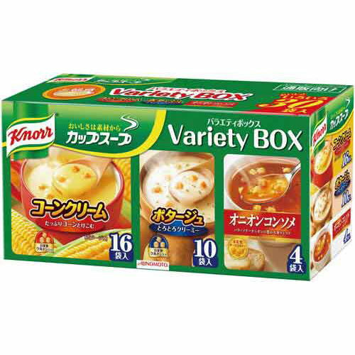 味の素 クノールカップスープ　バラエティボックス　30食入【1six】