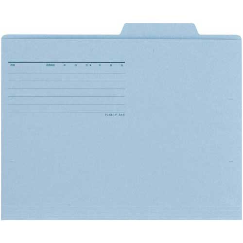 プラス 個別フォルダーエコノミー ロイヤルブルー10枚