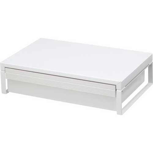 リヒトラブ 机上台 引出し付 幅390mm 白