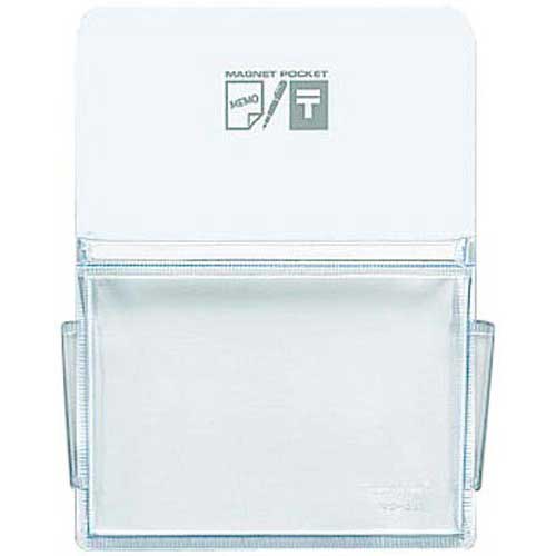 コクヨ マグネットポケット ハガキ縦 90×113mm 白
