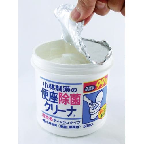 小林製薬 便座除菌クリーナー　家庭・業務用　本体　50枚入