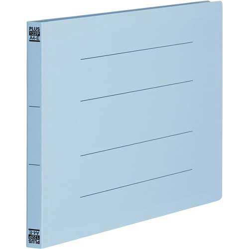 プラス PPフラットファイル A4横 ロイヤルブルー 1冊