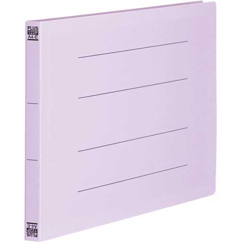 プラス PPフラットファイル A4横 バイオレット 10冊