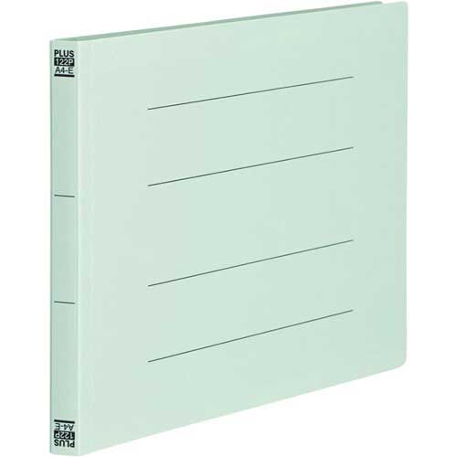 プラス PPフラットファイル A4横 ブルー 10冊