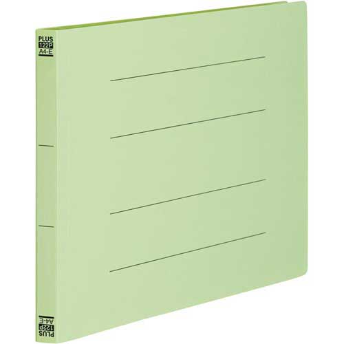 プラス PPフラットファイル A4横 グリーン 1冊