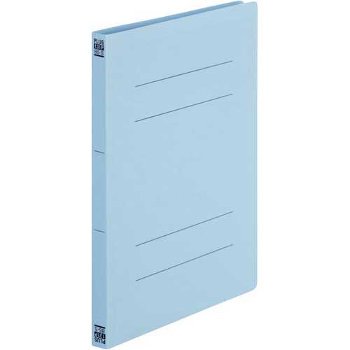 プラス PPフラットファイル B5縦 ロイヤルブルー 1冊