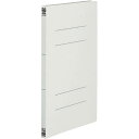 プラス PPフラットファイルA3二つ折りグレー 10冊【取寄商品】