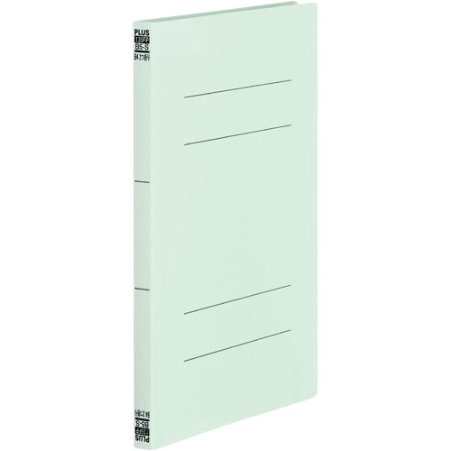 プラス PPフラットファイルB4二つ折り ブルー 1冊