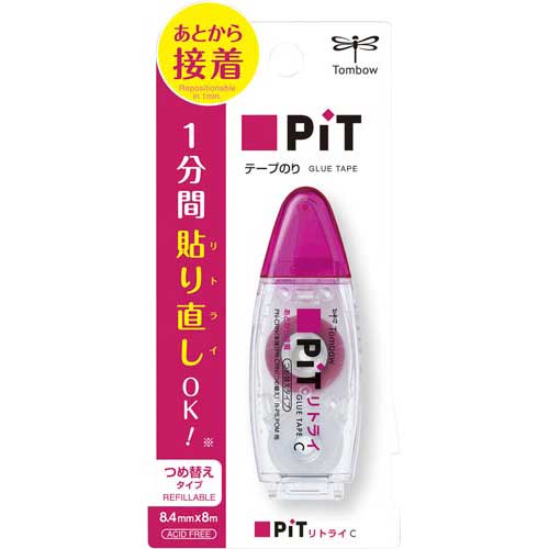 トンボ鉛筆 テープのり ピットリトライCN 本体