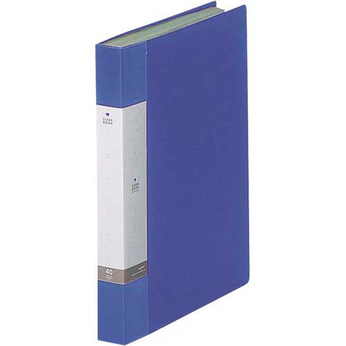 リヒトラブ リクエスト・クリヤーブック　A4縦　40P　青