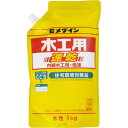 水性タイプ。木・紙・布・革の接着に最適。乾燥後は切削加工も可能。接着スピードは、木工用と比べて2倍速い（セメダイン社比）。キャップ付のスタンドパック式のため、そのままでも詰替用としても使用可能。●容量／1kg●成分／酢酸ビニル樹脂系エマルジョン●対応材質／木、紙、布、革●単位／1個●メーカー品番／AE−332▼kaumall▼