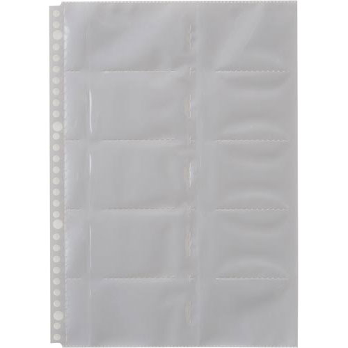 リヒトラブ アクアドロップス名刺ポケット 両面タイプA410枚