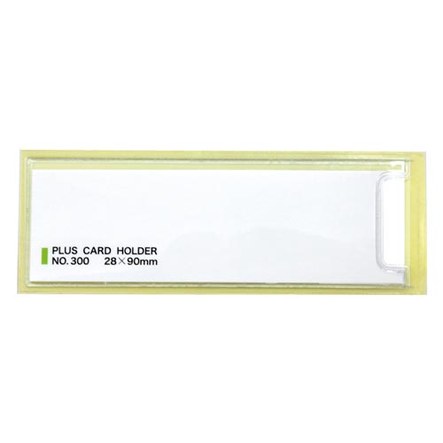 プラス カードホルダー粘着剤付NO.400 100枚入