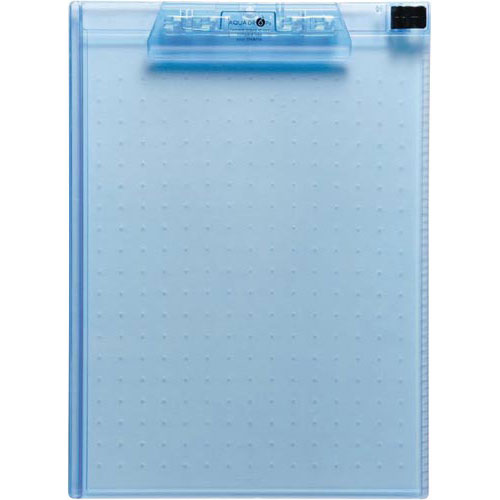 リヒトラブ クリップボード A4E アオ