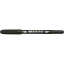 プラチナ万年筆 プラチナ油性マーカーツイン 細軸 黒 10本入