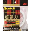 スリーエム ジャパン 超強力 両面テープ 超多用途 薄手19mm幅 1巻