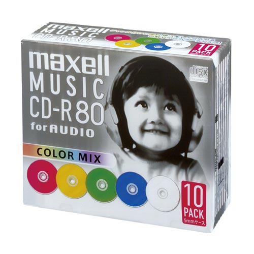 マクセル CD−R音楽用　80分　10枚　