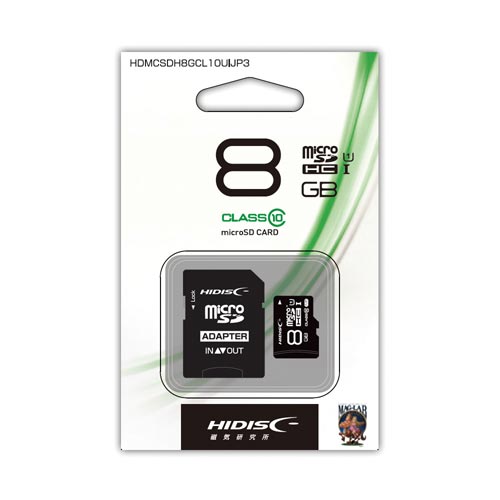 磁気研究所 microSDHCカード　8GB　Class10