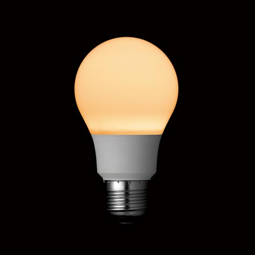 ヤザワ LED 一般電球形 全方向 E26 40W 電球色 [3]