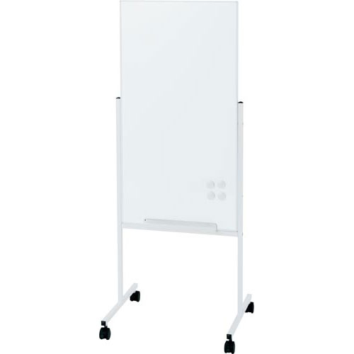 T・K・M 案内板両面ホワイトボードキャスター付き
