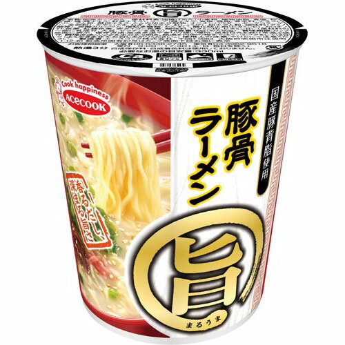 エースコック まる旨　豚骨ラーメン　12個入