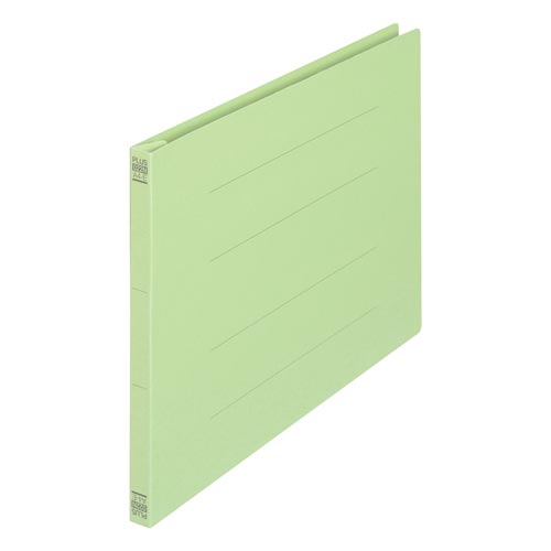 プラス フラットファイル A4横 グリーン 3冊024NP