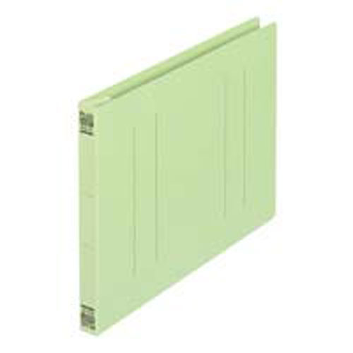 プラス フラットファイルA5E縦罫線タイプ グリーン×10
