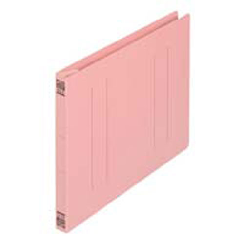 プラス フラットファイルA5E縦罫線タイプ ピンク×10