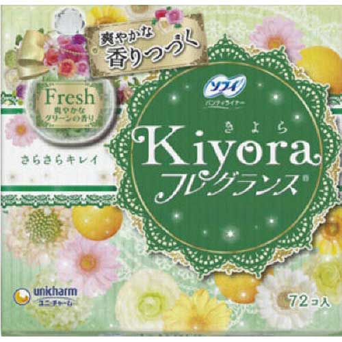 楽天カウモールユニ・チャーム Kiyora　フレグランス　フレッシュ　72枚【取寄商品】