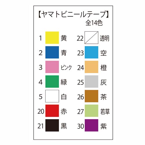 ヤマト ビニールテープ　19mm×10m　緑