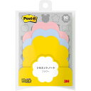 スリーエム ジャパン ポストイット シルエットノート 強粘着 フラワー
