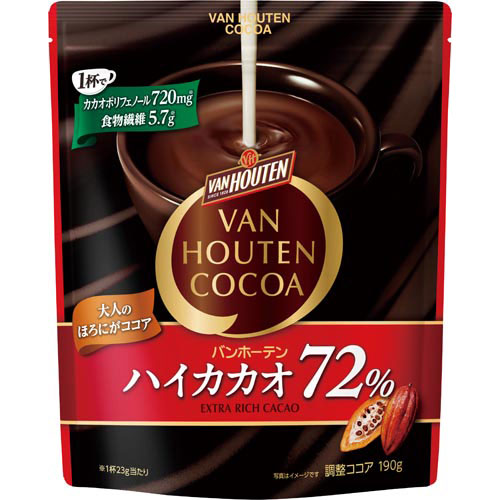 片岡物産 バンホーテン　ハイカカオ72％　190g