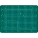 プラス カッティングマットA4 グリーン