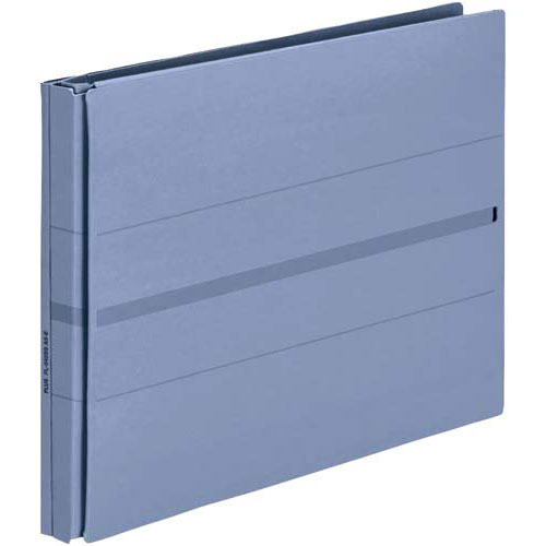 プラス 背幅伸縮ファイル セノバス A5E ブルー1冊