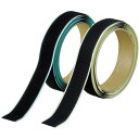 トラスコ中山 マジックテープ(R)弱粘着幅25mmX長さ1m黒