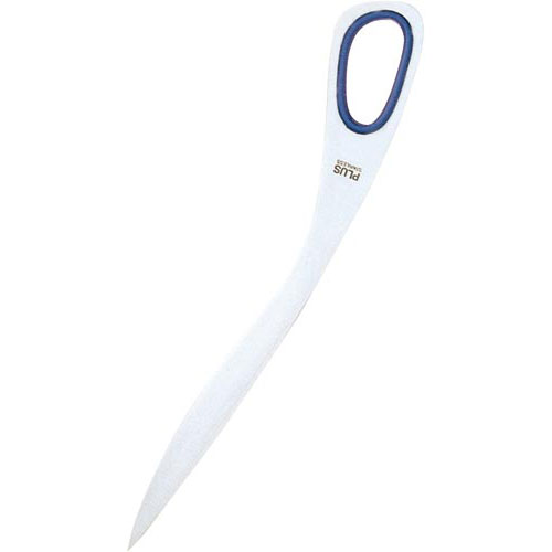 プラス ステンレスペーパーナイフ S型 青