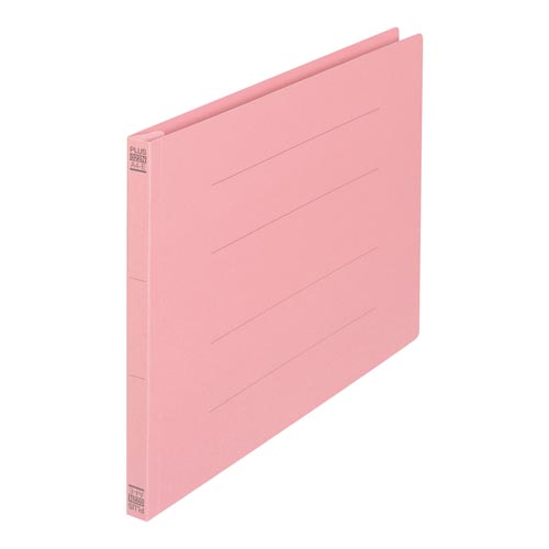 プラス フラットファイル A4横 ピンク 3冊024NP