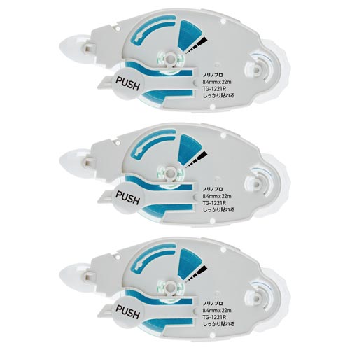 プラス ノリノプロ しっかり貼れる 詰替用カートリッジ3P