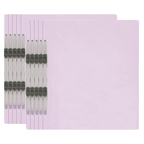 プラス エコノミーフラットファイルA4縦バイオレット10冊