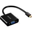バッファロー miniDP−VGA変換アダプタ ブラック【取寄商品】