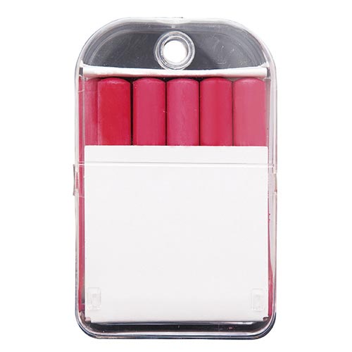 シンワ測定 工事用 チョーク 赤 10本入 プラケース付